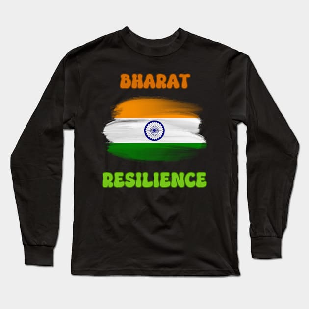 Bharat Resilience India Long Sleeve T-Shirt by Piggy Boxer